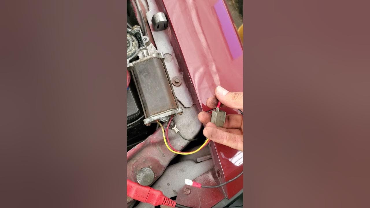 How to Test Ford Mustang Foxbody Power Window Motor! YouTube