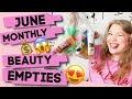 Monthly Beauty Empties // July BEST and WORST Beauty Products!!!