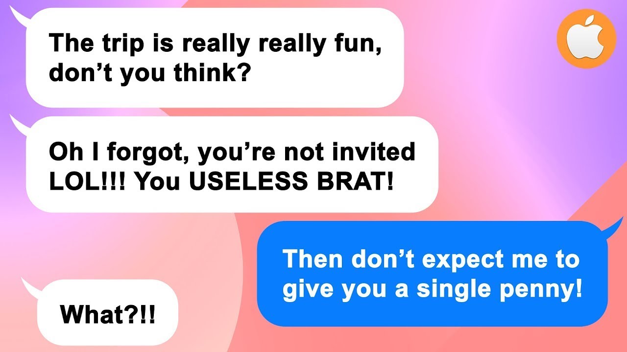 [Apple] Heartless Mom and sister exclude me from their trip, so I teach them a bitter lesson