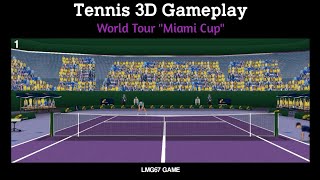 Tennis 3D World Tour "Miami Cup" #1 screenshot 4