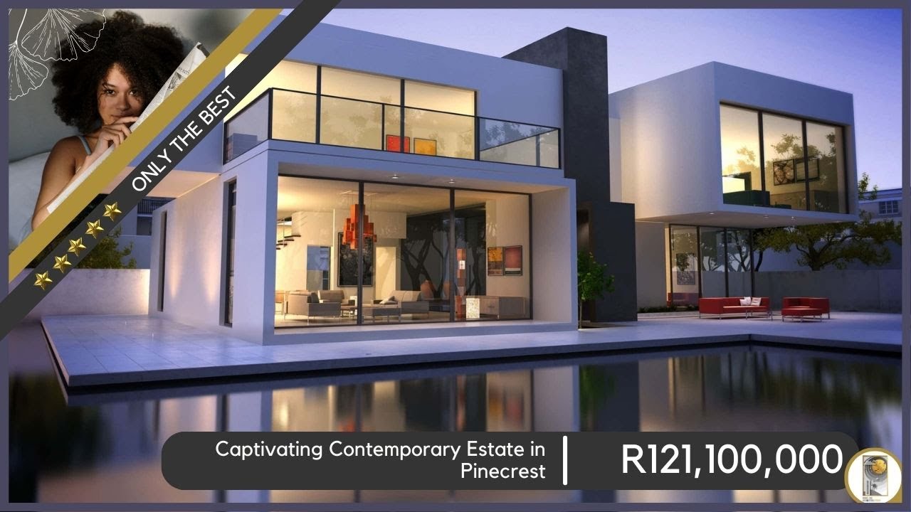 Captivating Contemporary Estate in Pinecrest Worth R121 Million ZAR