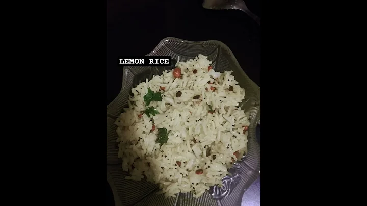 Lemon Rice with leftover rice #lemonrice #cooking #foodblogger #youtubeshorts #shorts #viral #trend