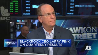 BlackRock CEO Larry Fink: Long term investors should be at least 80% in equities or hard assets