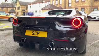 The sound of a novitec exhaust on ferrari 488 revving and operating
valves. car also has following upgrades: - rear sports exha...