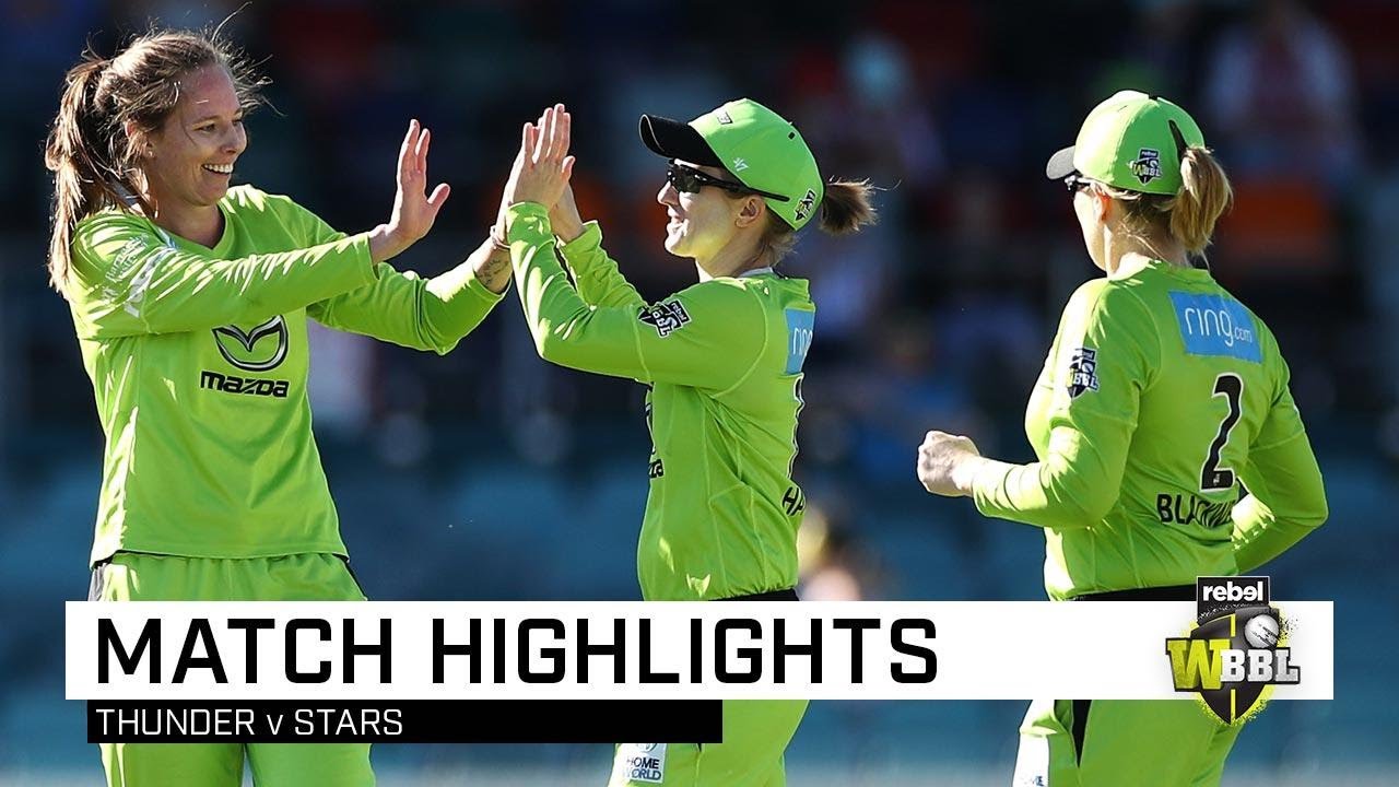 Thunder beat Stars, stay alive | Rebel WBBL|05
