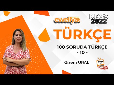 100 Soruda Türkçe - 10 / Gizem URAL (2022) İsemTV