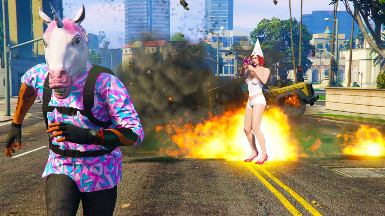 ME VS A GIRL IN GOD MODE!! | GTA 5 ONLINE SHENANIGANS