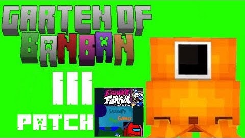 PATCH Garten Of Banban 3 Minecraft Map #gartenofbanban