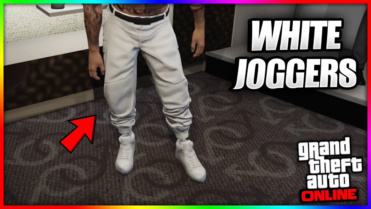 *SOLO* HOW TO GET WHITE JOGGERS IN GTA 5 ONLINE! (AFTER PATCH 1.66) GTA