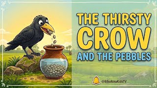 The Thirsty Crow Story | Moral Stories for Kids | Animated Bedtime Stories