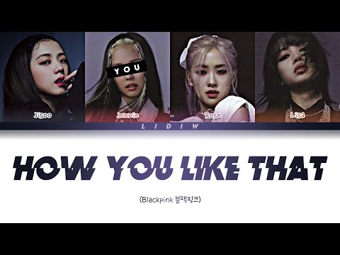 Blackpink || How You Like That but you are Jennie (Color Coded Lyrics Karaoke)