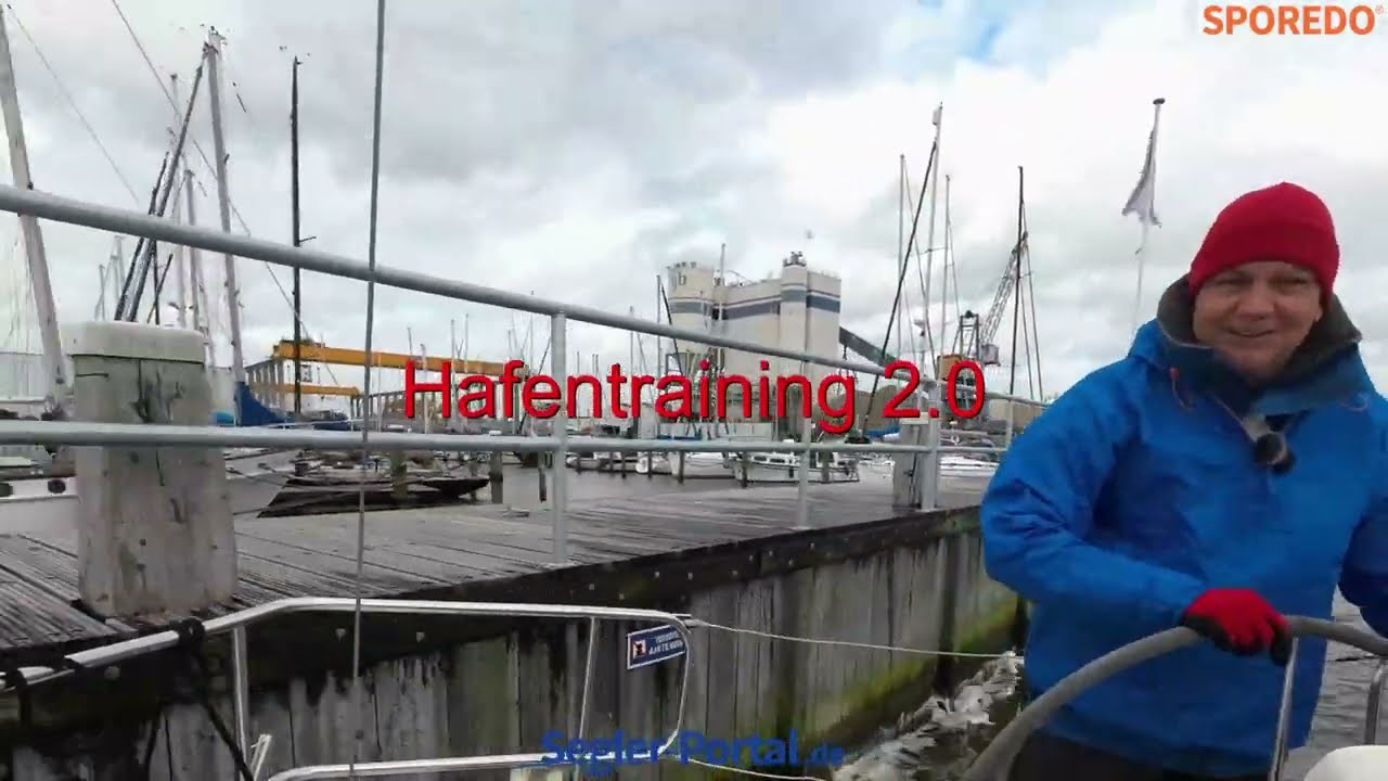 Tolle Übung, um die Drehfreudigkeit der Yacht kennenzulernen: Wende vor einem Hindernis