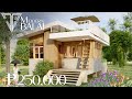 SMALL HOUSE DESIGN  49 SQM. FLOOR PLAN (6.2m x 8m) | LOW-COST HOUSE | MODERN BALAI