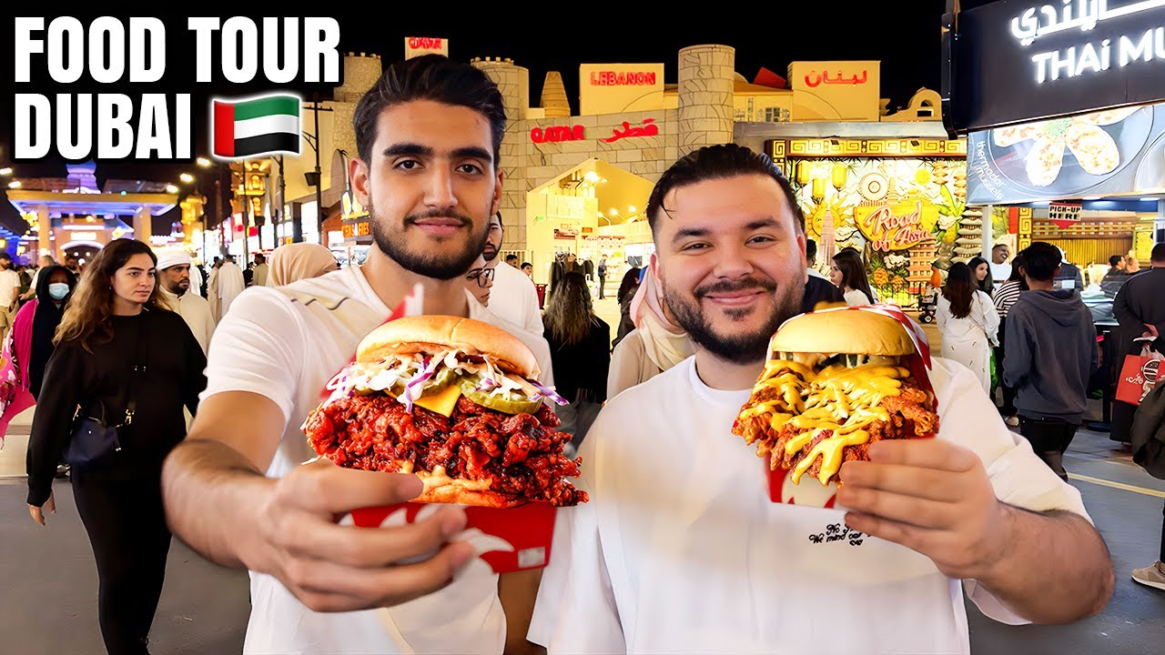 DER LECKERSTE BURGER DER WELT 🍔 |  FOODTOUR DURCH DUBAI 🇦🇪