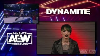 AEW Dynamite 1/25/2023 - Ruby Soho Shoots On Toni Storm & Responds About Her "Homegrown" Comments