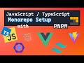 TypeScript Monorepo Setup with PNPM Workspaces, Vite, VueJS and TailwindCSS