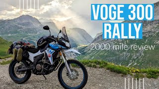 Voge 300 Rally  2000 mile test  ride to the Alps