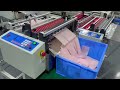 Roll to sheet cutting bubble wrap without breaking bubble Automatic sheet Cutter machine | EASTY PRS