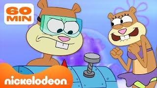 SpongeBob | Godzina ze SpongeBobem i Sandy — najlepszymi kumplami! | Nickelodeon Polska