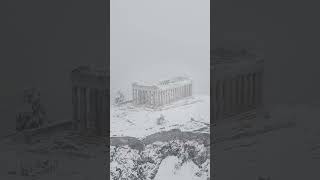 Once In A Lifetime View Of The Acropolis In Winter ❄️ 💙📍Athens, Greece 🇬🇷🤍