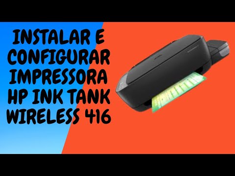 INSTALAR IMPRESSORA HP INK TANK WIRELESS 416 USANDO O CABO USB COM WINDOWS 10