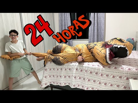 24 HOURS BEING A DINOSAUR!