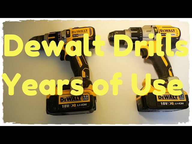 Dewalt Drills DCD795 and DCD996 - After 4 years how do they hold up? -  YouTube