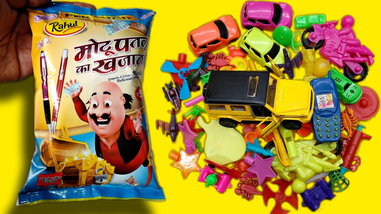 Motu Patlu Snacks | Free Gifts Inside | Snacks Unboxing | G Wagon Model Car | Review In Hindi
