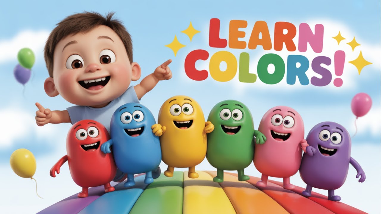 Learn Colors with Fun | Kids Nursery Rhyme | Color Song for Children ...