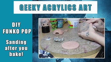 DIY Custom Funko Pop: Sanding Pre-Paint