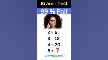 Can you solve? 🤔 99% fail ♥️ #braintest #iq #iqtest #maths #mathematics #einstein #mathpuzzle #math