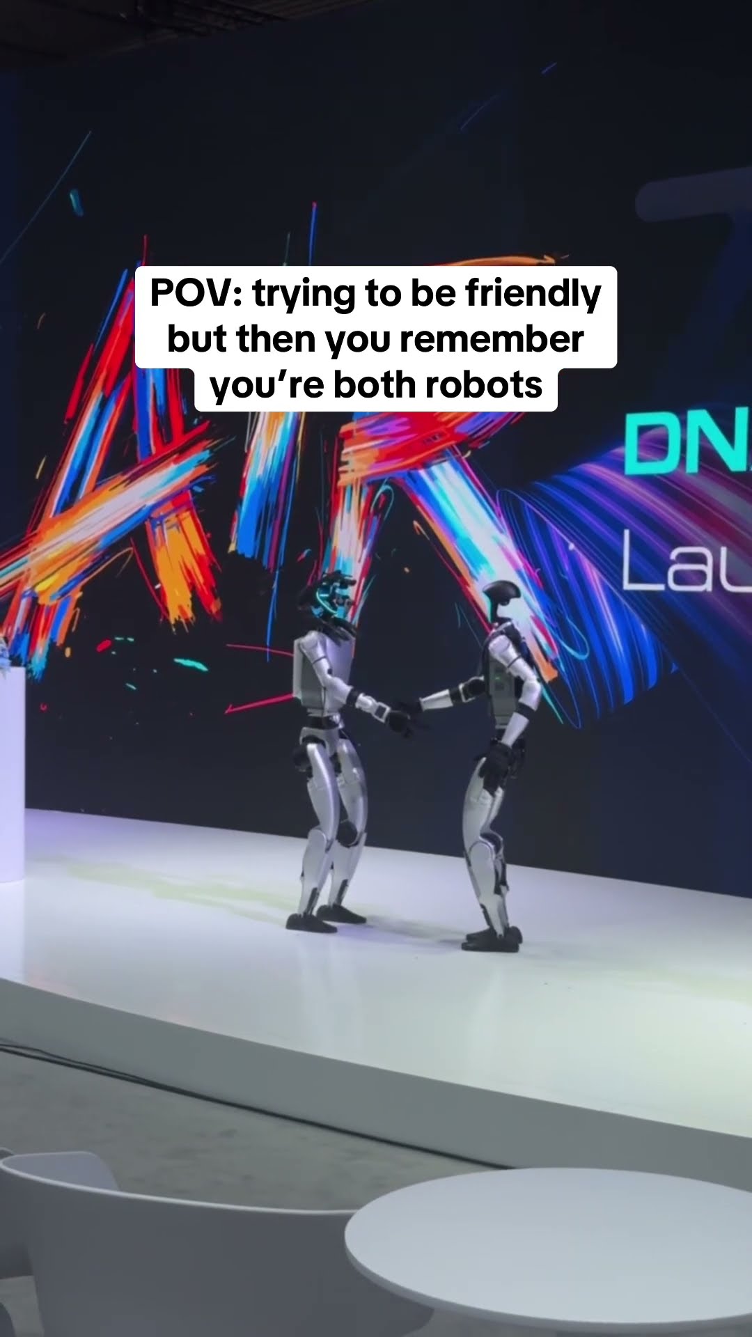 When You're Trying to Be Friendly But Remember You're a Robot