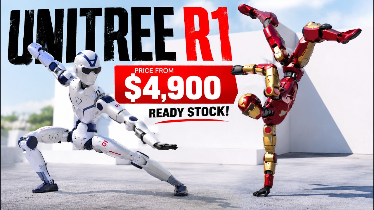 Unitree R1 Robot Shows Incredible Balance and Agility