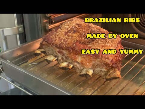 BRAZILIAN RIBS MADE BY OVEN , EASY AND YUMMY , brazilian recipe