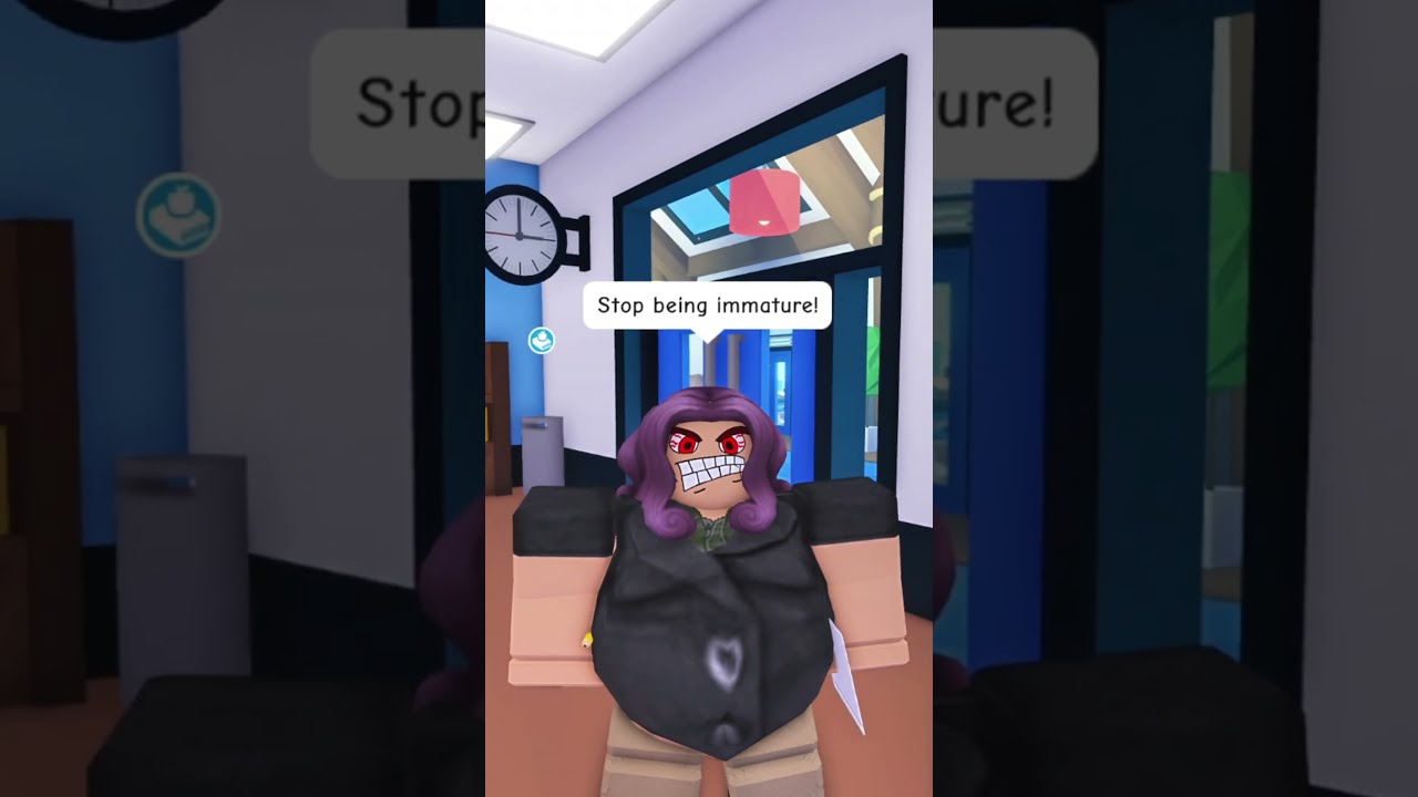 She Must ALWAYS Look At Her Phone BECAUSE OF THIS Adoptme Roblox Robloxshorts
