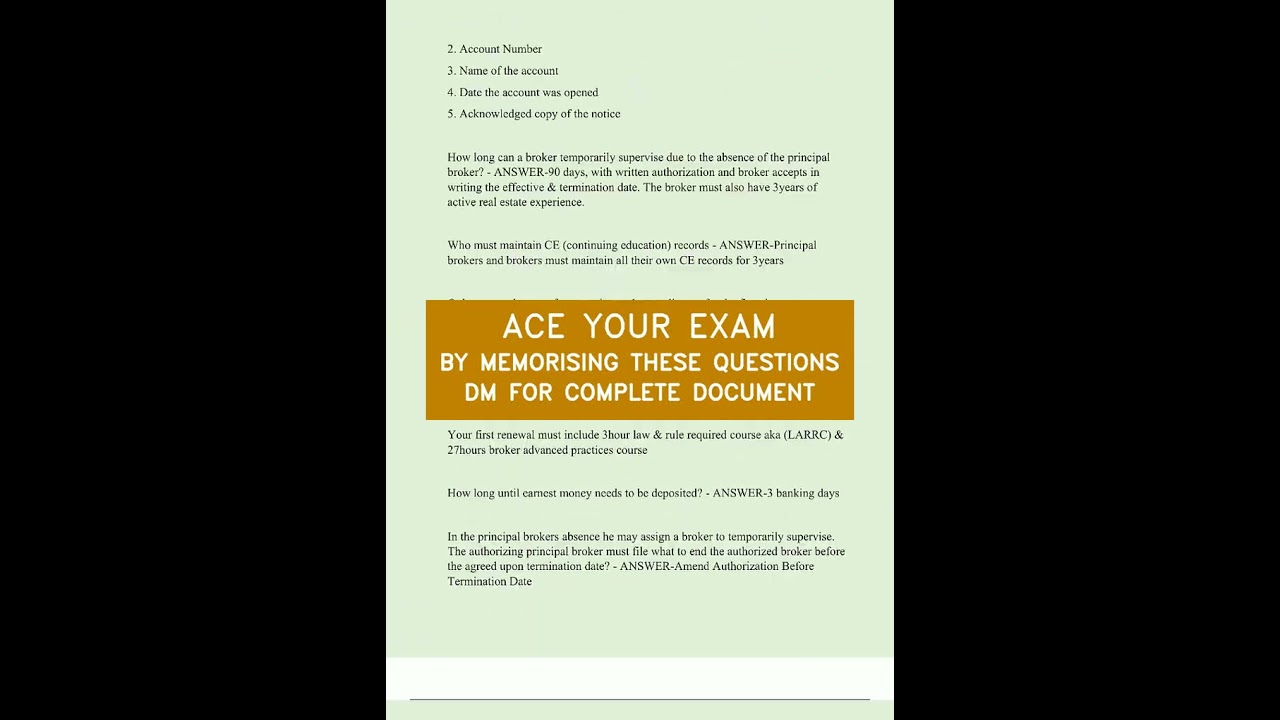 Oregon Real Estate Exam PSI With 200 Questions  Correct Answers683 video