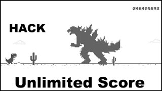 How to Hack Google Dinosaur Game in Chrome | T-rex screenshot 4