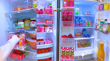 Satisfying Fridge Restocking Asmr ✨ TikTok Compilation