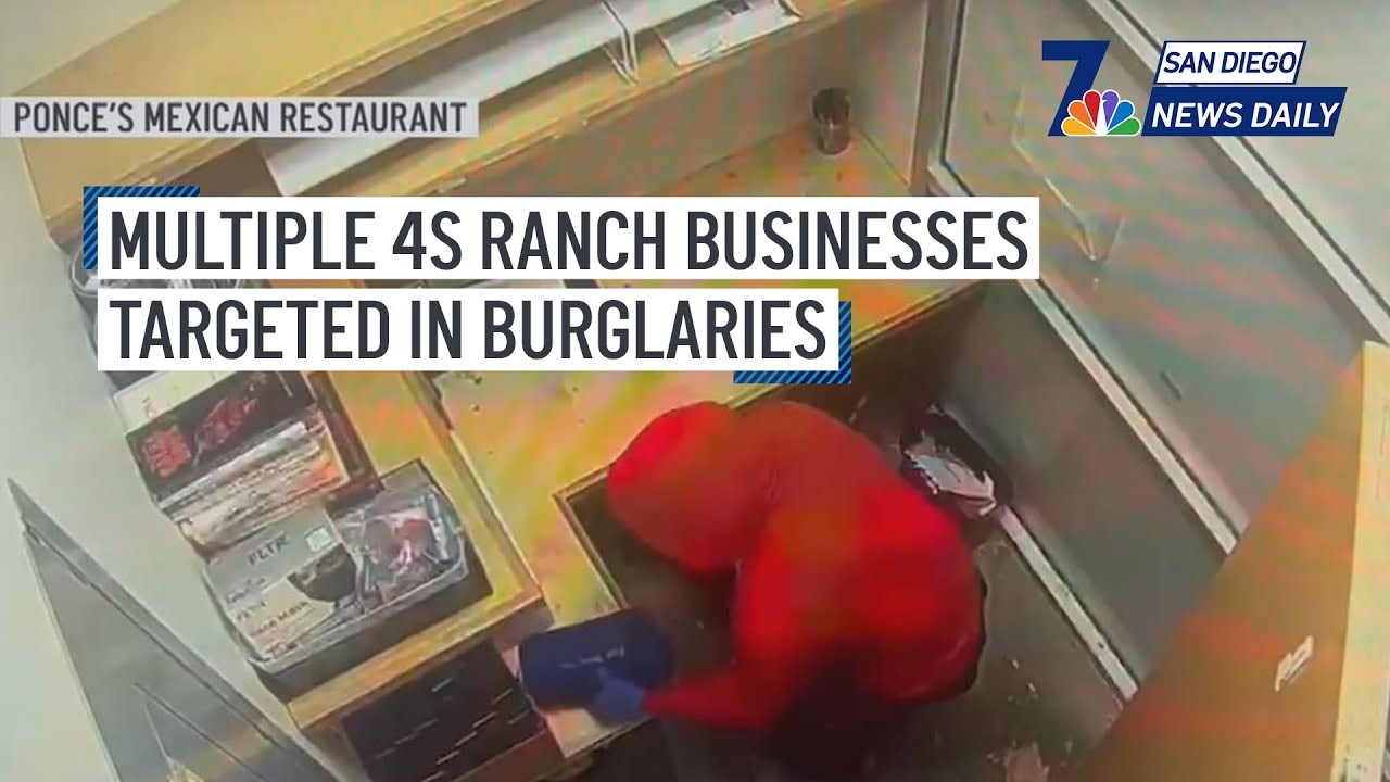 Multiple 4S Ranch businesses targeted in burglaries | NBC 7 San Diego ...