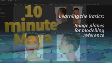 Ten Minute Maya - image planes for reference
