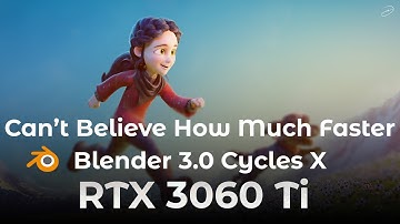 Blender 3.0 Official Spring Cycles X vs 2.92 Cycles Benchmark