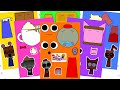🌈 SPRUNKI BUT THEY ARE CANDIES 🍭ASMR Sticker Book Decorating #sticker #paperdiy #sprunki