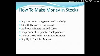 How to make money in stocks easily