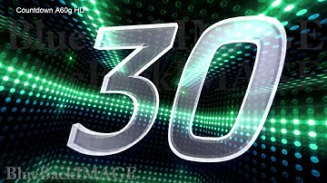 Stock Footage Countdown Numbers Digits timer count intro leader trailer Countdown A60g HD