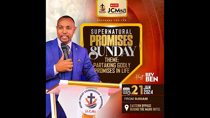 JCM SUPERNATURAL PROMISES SUNDAY SERVICE  THEME: PARTAKING GODLY PROMISES IN LIFE  {SERMON}