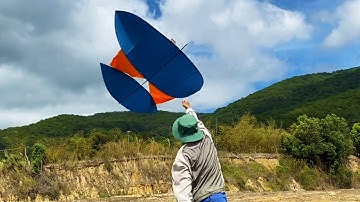 Tự Làm Diều 2m Mẹ Bồng Con Từ Cáp Quang 3 Ly Theo Bình Luận Của 1 Bạn Trong Kênh