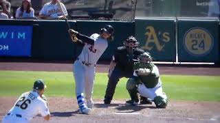 Detroit Tigers OF James Outman hits home run vs. Athletics