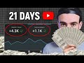 How to get 1k subs  4k watch hours in 21 days