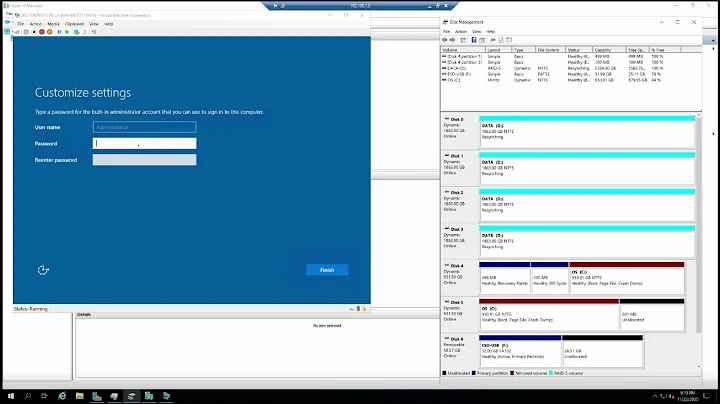 EPYC Server Build Part 6 (Hyper-V Setup & VM Creation)