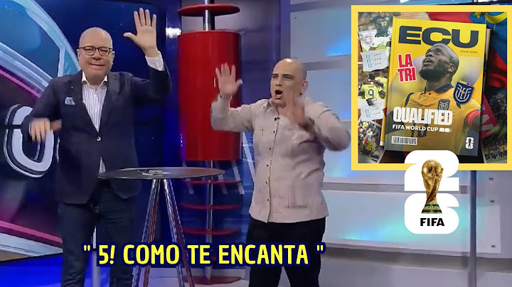 Vito Muñoz se pronuncia sobre la clasificación de Ecuador al Mundial 2026